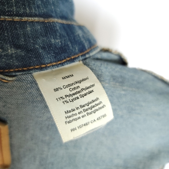 LEVI'S Strauss Signature Levi Strauss & Co. Denim Jean Jacket Size Med - Picture 8 of 11